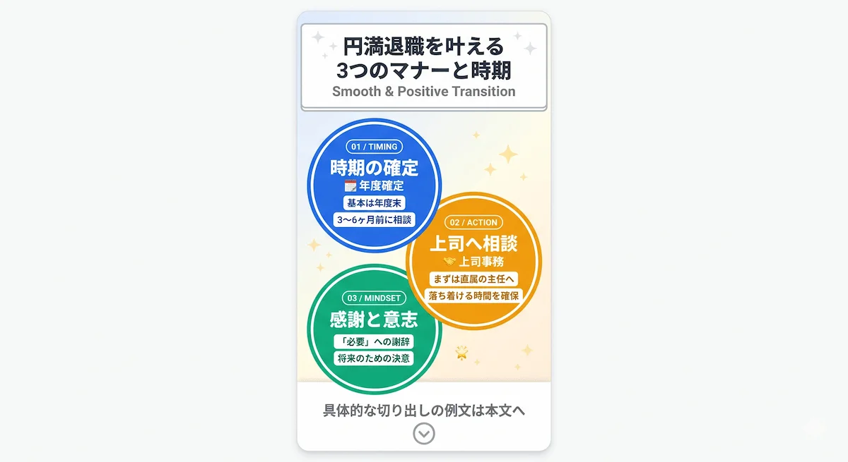 4. 保育士の退職理由をポジティブに伝え、円満退職を叶えるマナーと時期