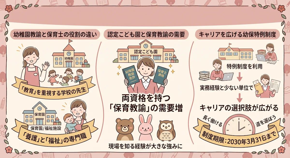 9. まとめ：幼稚園教諭と保育士の違いを知って自分に合う道を選ぼう